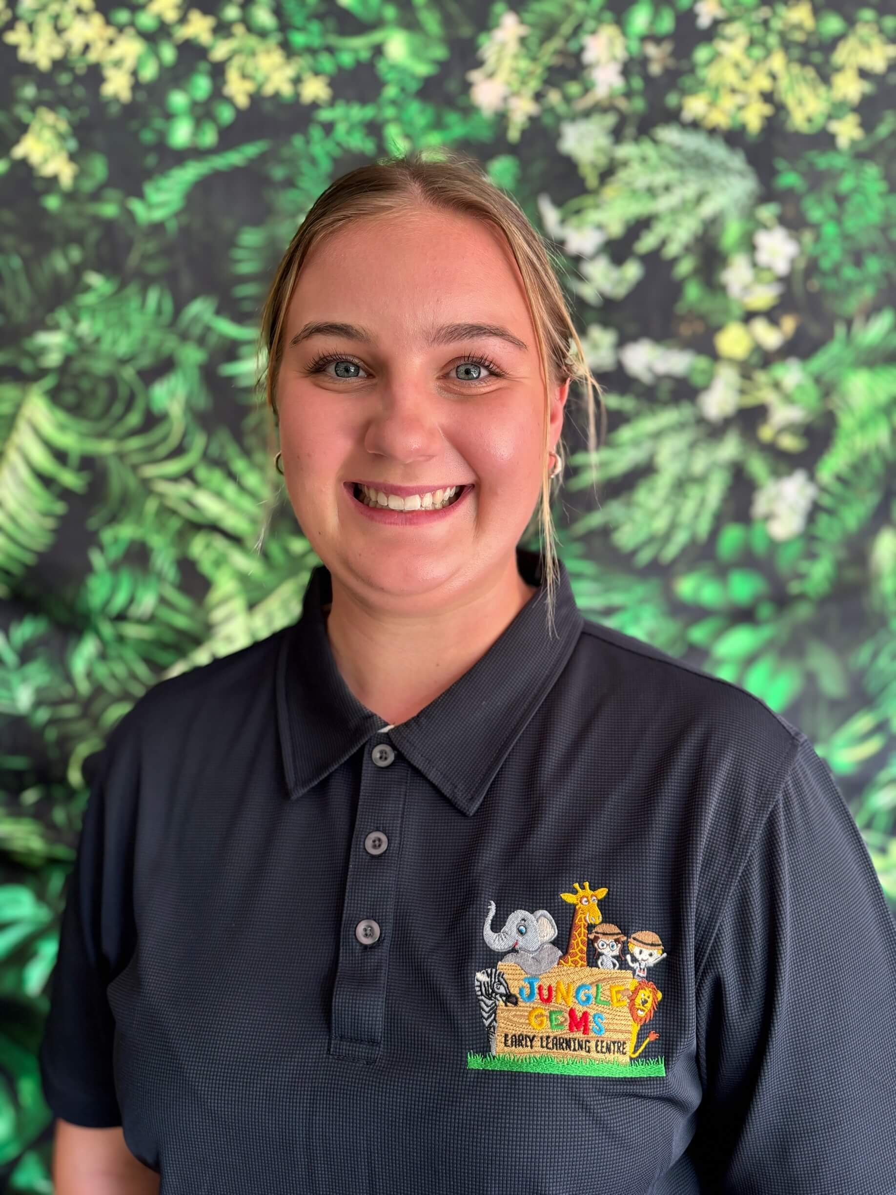 Hello my Name is Macy. I'm so excited to be a part of the team at Jungle Gems. I have always loved young children as I've grown up around them my whole life. This has helped me develop a genuine passion for supporting learning and development. In my spare time, I enjoy spending quality time with my family and going shopping. I enjoy building strong relationships with the children and families and creating a warm, positive environment.
